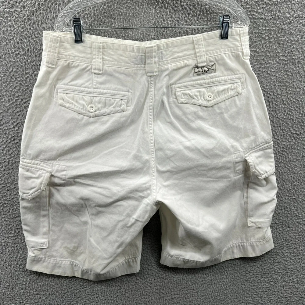 Polo Ralph Lauren Men Cargo Shorts 36 Coastal Preppy Utility Quiet Luxury Casual